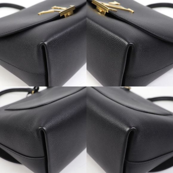 Louis Vuitton Volta Noir Taurillon Leather 2WAY Shoulder Top Handle Black - Picture 8 of 14